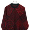 VINTAGE PATTERN KNITED SWEATER/L