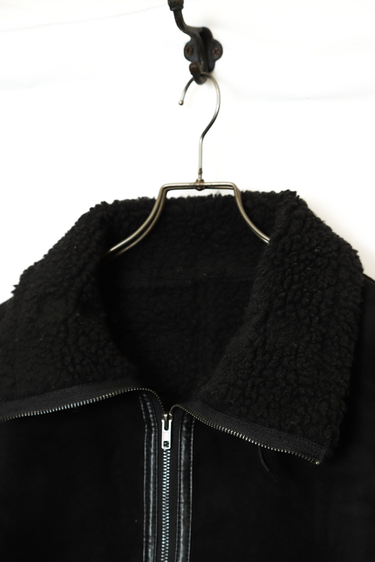 Alternative view of VINTAGE B-3 FAKE MOUTON JACKET/XL