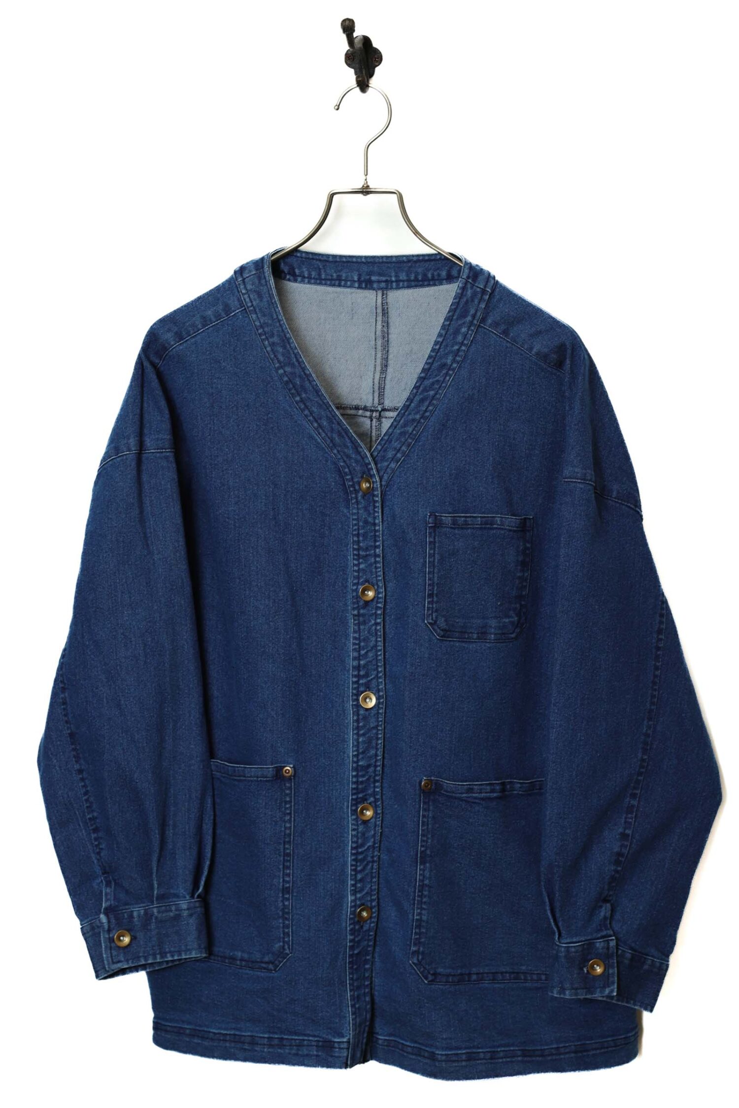 ジャケット・アウター 1980's Vintage Black Denim Coverall VINTAGE BLACK DENIM COVERALL JACKET/XL | 古着屋FERANTRACING【公式