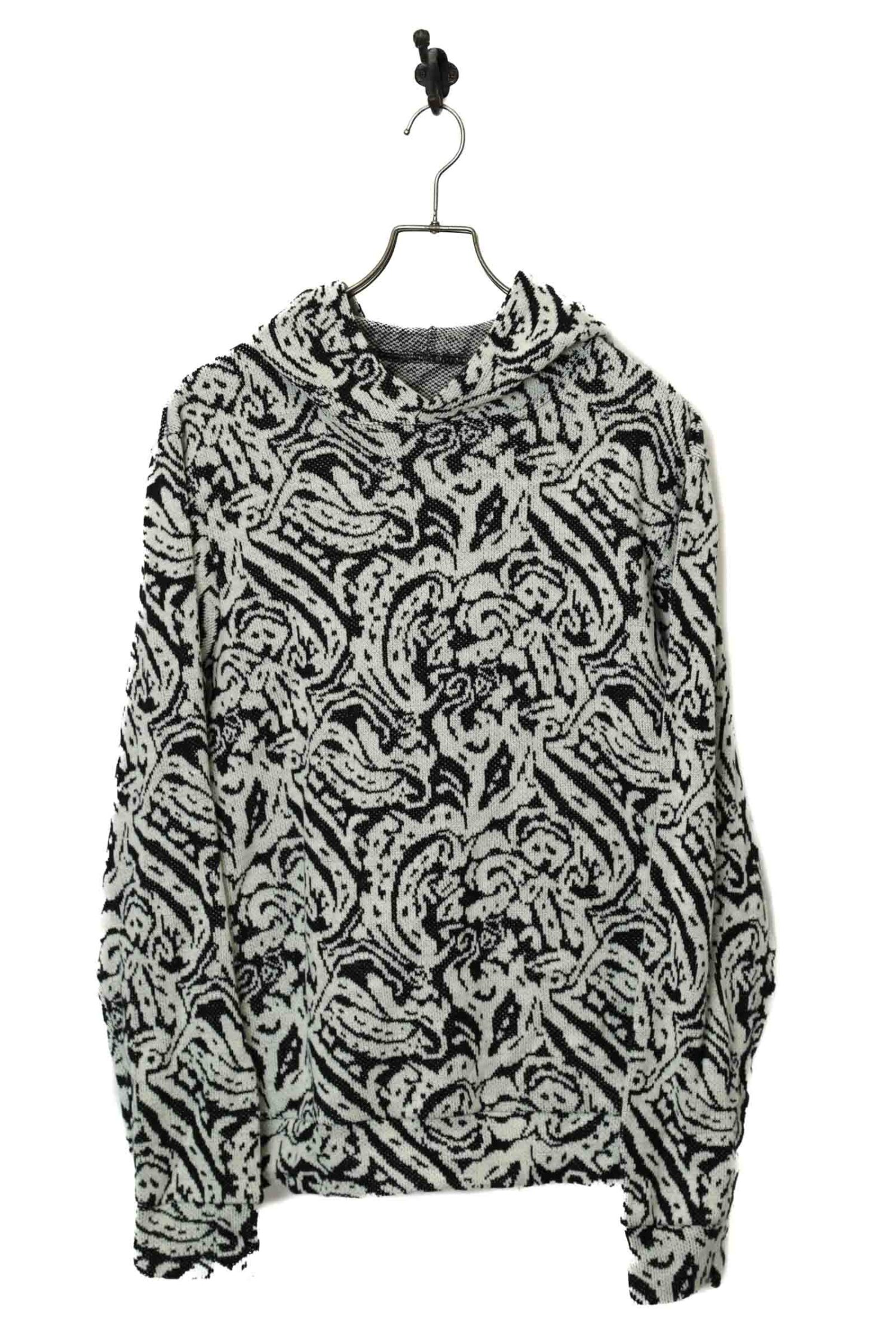 VINTAGE PATTERN KNITED SWEATER/L