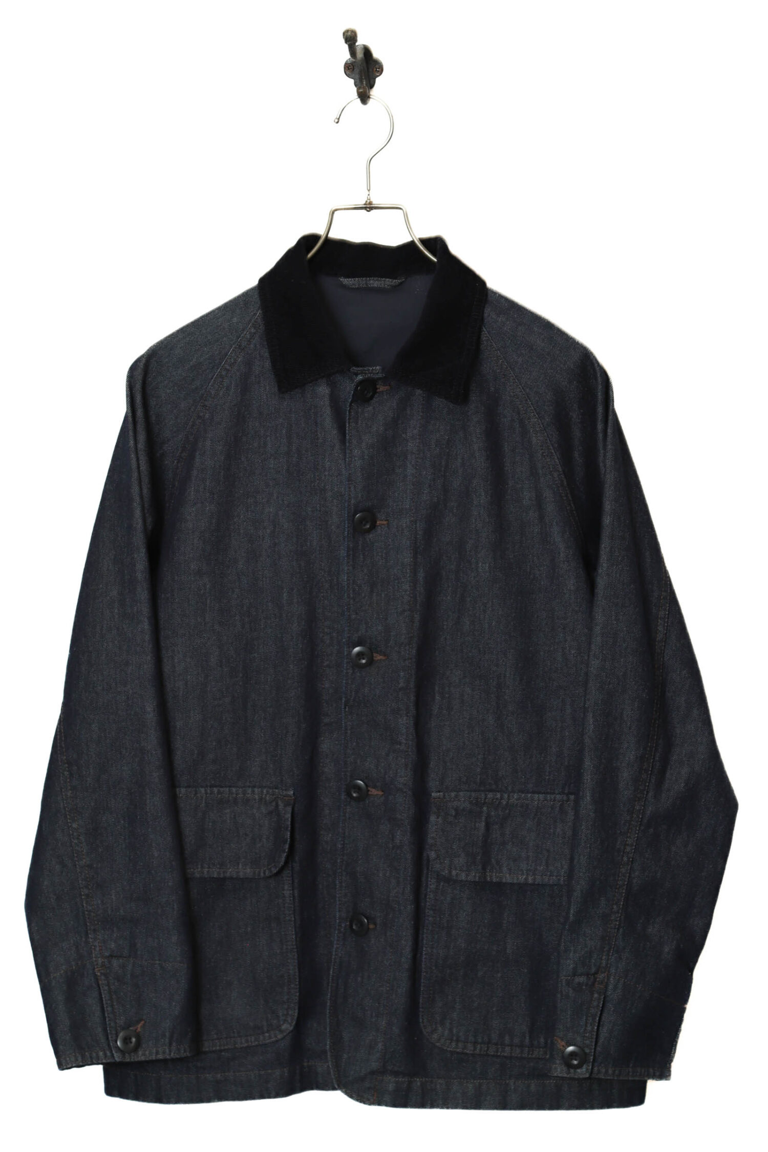 USED DENIM COVERALL JACKET/XL
