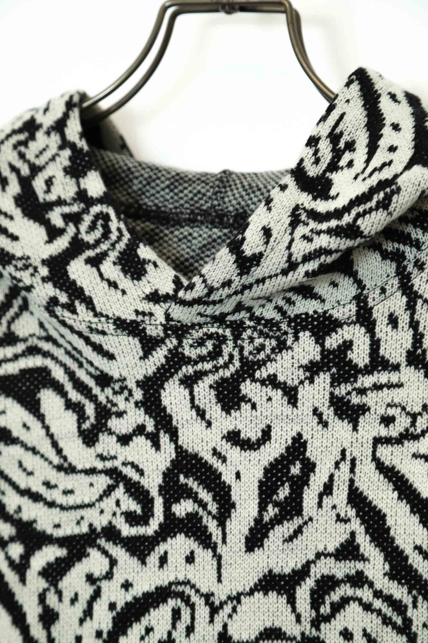 Alternative view of VINTAGE PATTERN KNITED SWEATER/L