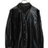 VINTAGE FAKE LEATHER CPO JACKET/L
