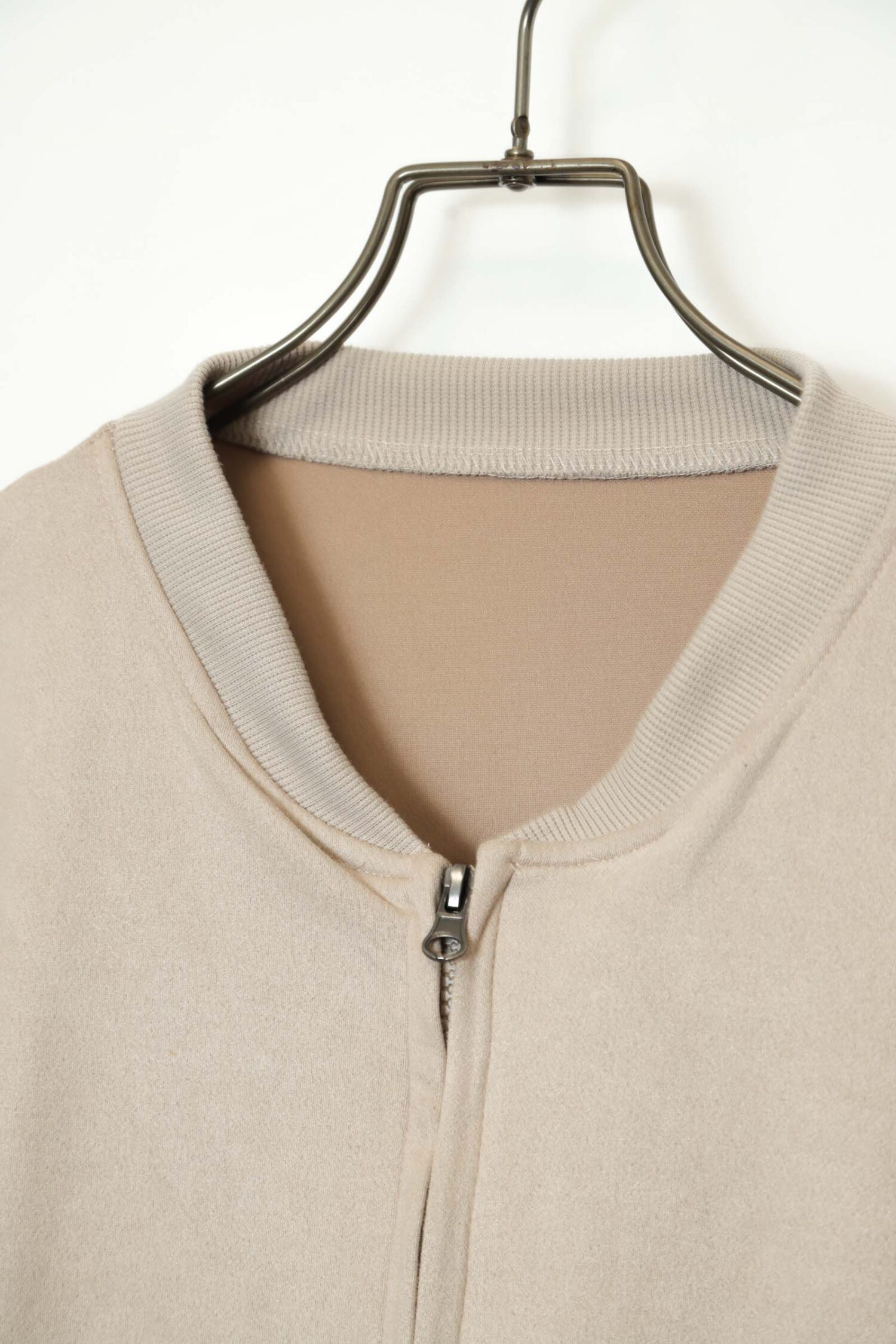 Alternative view of VINTAGE FAKE SUEDE BOMBER JACKET/XL
