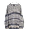USED PATTERED KNIT SWEATER/LL