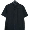 GUAYABERA Vintage Shirt/BLACK/Ｍ