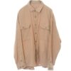 USED COTTON SHIRT/BROWN/XL