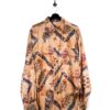 VINTAGE PRINTED CORDUROY SHIRT/L