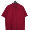 GUAYABERA Vintage Shirt/RED/Ｌ