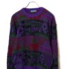 VINTAGE 3D KNITED SWEATER/L