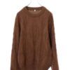 VINTAGE 3D KNITTED SWEATER/L