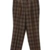 VINTAGE CHECK DRESS PANTS/W92