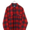 USED BLOCK CHECK PATTERNED SWING TOP SHIRT JACKET/CONVERSE/L