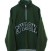 VINTAGE HAIF ZIP SWEAT SHIRT/XL