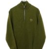 VINTAGE WOOL MOCK NECK SWEATER/L