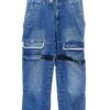 VINTAGE DENIM CARGO PANTS/MARITHE FRANCOIS GIRBAUD/W90