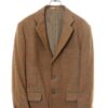 VINTAGE WOOL CHECK TAILORED JACKET/M