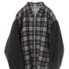 VINTAGE CHECK BOA JACKET/XL