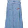 USED DENIM LONG SKIRT/POPEYE/W70