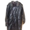 VINTAGE SHEEP LEATHER MILITARY COAT/L