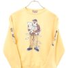 USED PRINTED SWEAT SHIRT/CAPTAIN SANTA/L