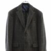VINTAGE WOOL CHECK TAILORED JACKET/M