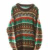 VINTAGE WOOL KNITTED SWEATER/XL