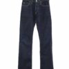 USED BOOTCUT DENIM PANTS/SKULL JEANS/W74