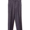 VINTAGE CHECK PLEATED DRESS PANTS/W80