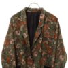 VINTAGE PRINTED BOMBER JACKET/L