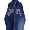 VINTAGE STAND COLLAR DENIM JACKET/XL