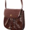 VINTAGE FAKE LEATHER SHOULDER BAG