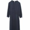 VINTAGE ONEPIECE DRESS/NAVY/M