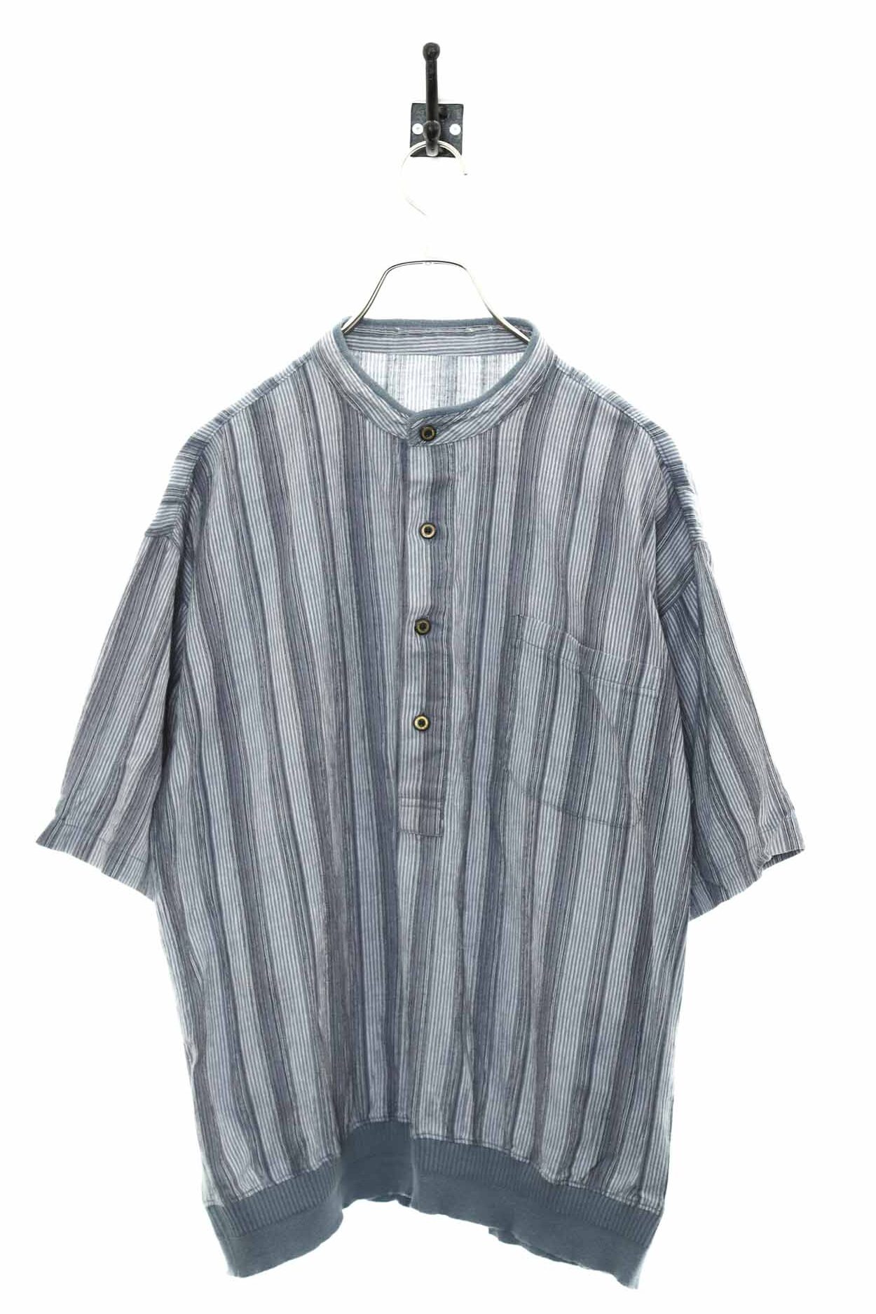VINTAGE STAND COLLAR PULLOVER SHIRT/XL