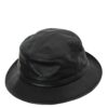 VINTAGE  LEATHER BUCKET HAT