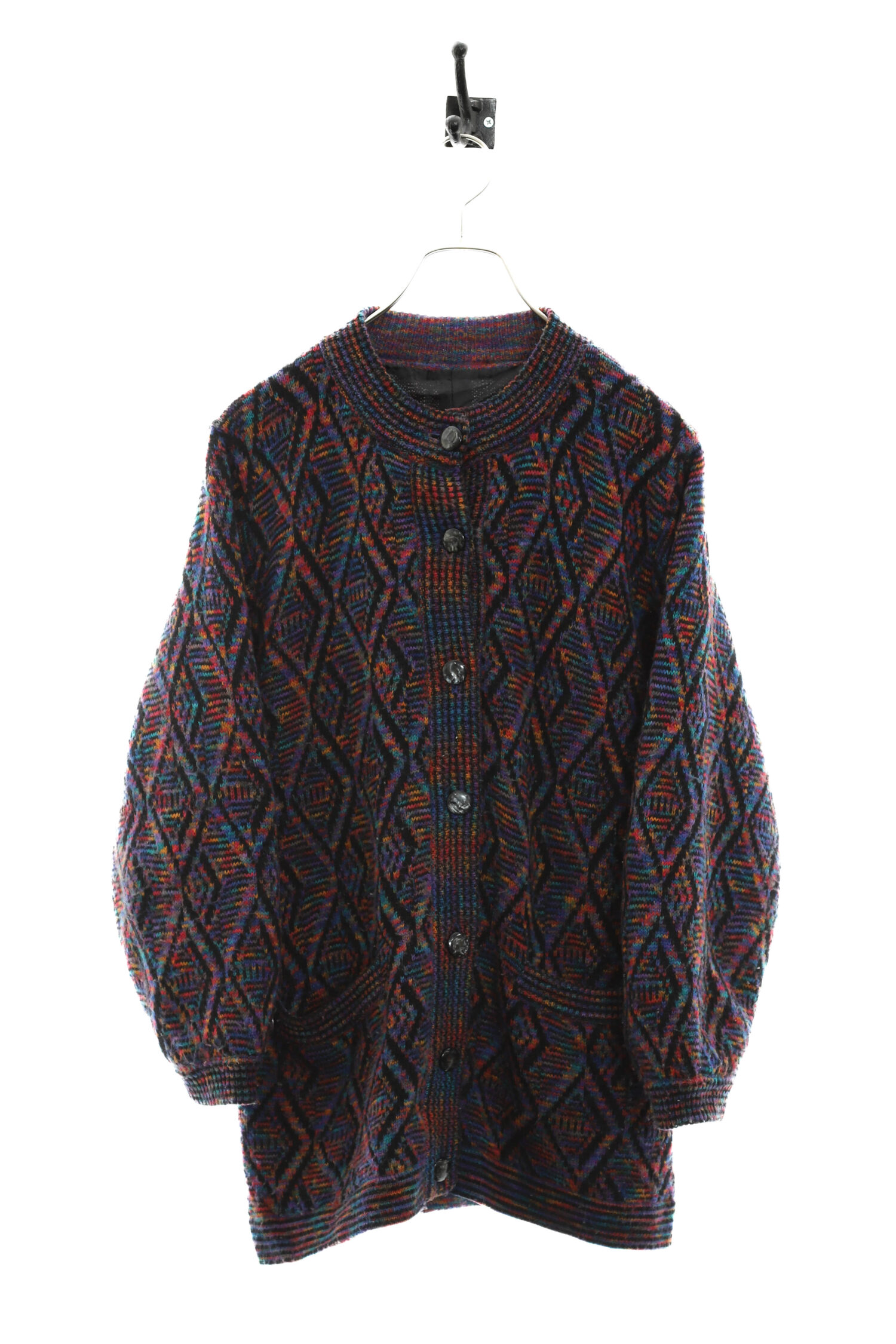 VINTAGE KNITTED CARDIGAN/L