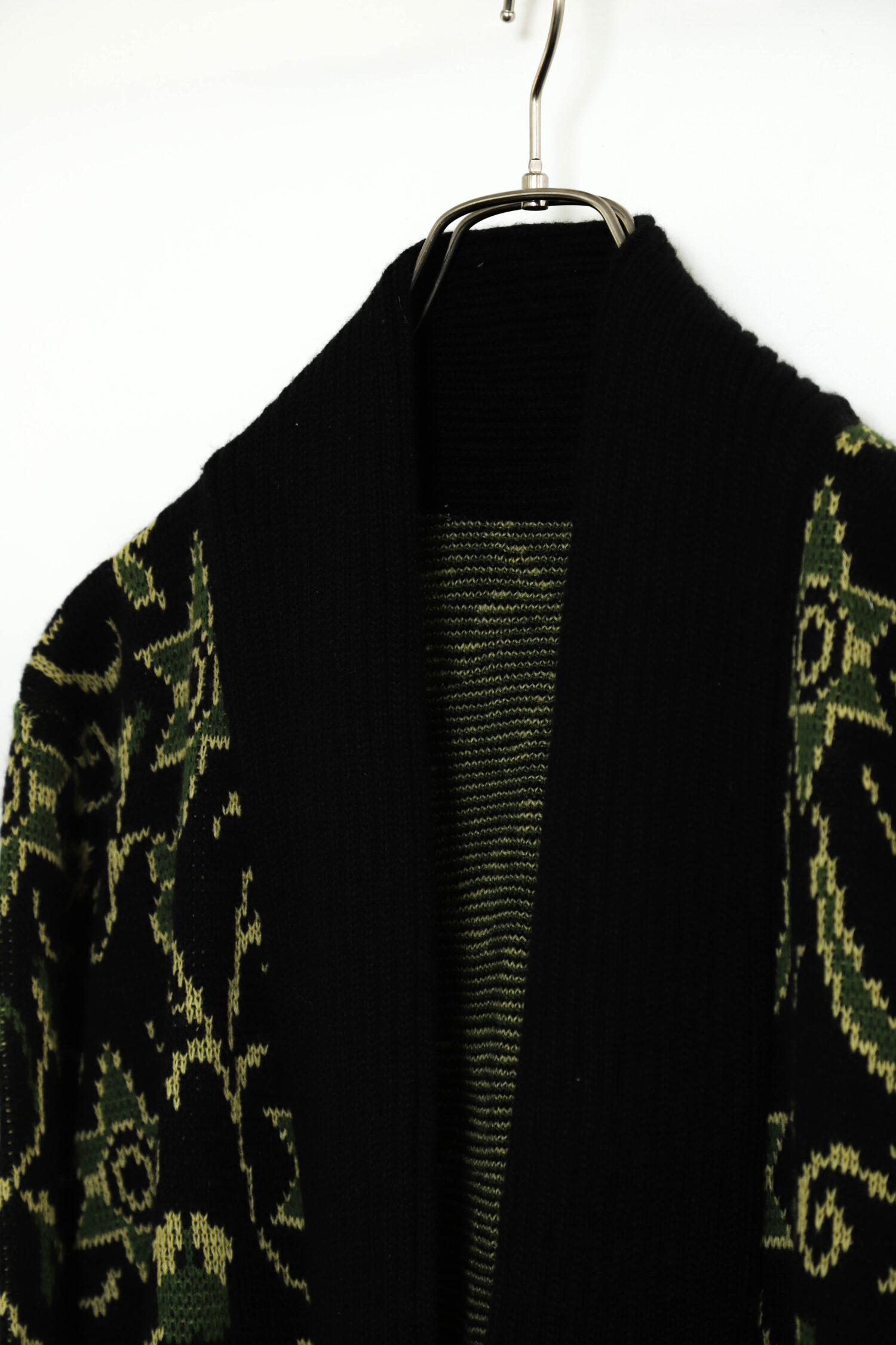 Alternative view of VINTAGE KNITTED CARDIGAN/XL