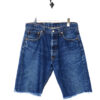 USED EURO LEVI’S CUT OFF HALF DENIM PANTS/MADE IN POLAND/W80