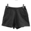 USED LAMB LEATHER SHORT PANTS/AGNES B./W64