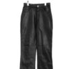 VINTAGE FAKE LEATHER PANTS/W68