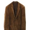 USED SUEDE TAILORED JACKET/AGNES B./MADE IN FRANCE/M