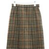USED CHECK SKIRT/DAKS/W63