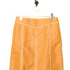 USED GAP COW LEATHER SKIRT/W70