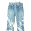 ORIGINAL CUSTOM BLEACHED DENIM PANTS/W74