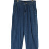 VINTAGE PLEATED DENIM PANTS/W80
