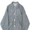 VINTAGE STRIPE DENIM JACKET/XL