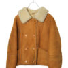 VINTAGE MOUTON LEATHER JACKET/M