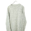 VINTAGE CABLE KNIT SWEATER/L