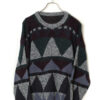 VINTAGE DESIGN KNIT SWEATER/XL