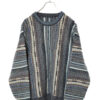 VINTAGE 3D DESIGN KNIT SWEATER/L